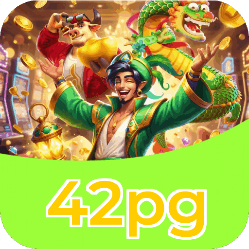 Interface do aplicativo 42pg mostrando jogos disponíveis no iOS e Android