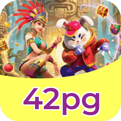 Plataforma 42pg mostrando interface moderna, jogos certificados e recursos de segurança licenciados